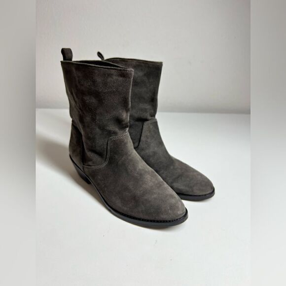 Via Spiga Gray Suede Ankle Boots Size 7,5 - Picture 2 of 13